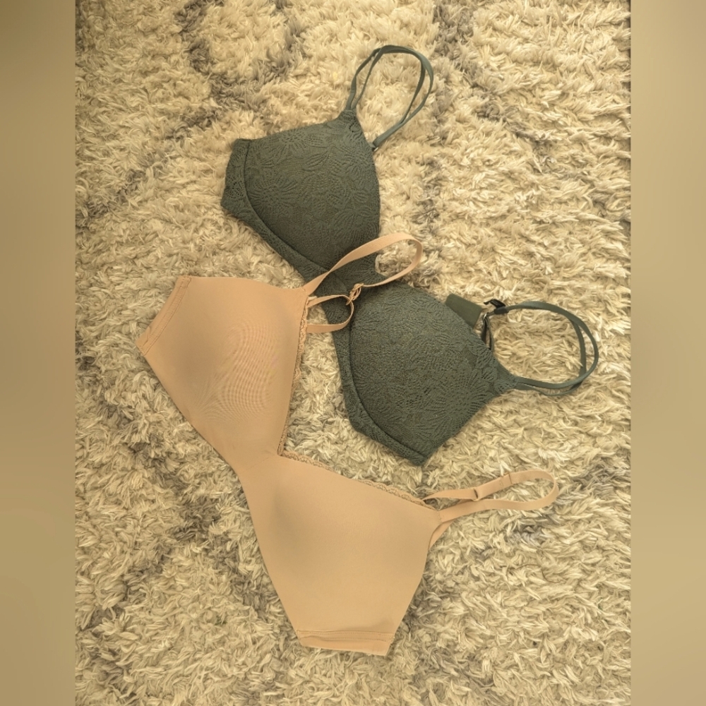 Two Aerie Bras 32DD
